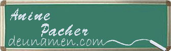 Anine Pacher Visitenkarte